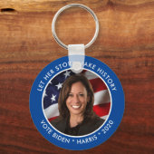 Porte-clés Kamala Harris 2020 photo de conservation collectiv (Recto)