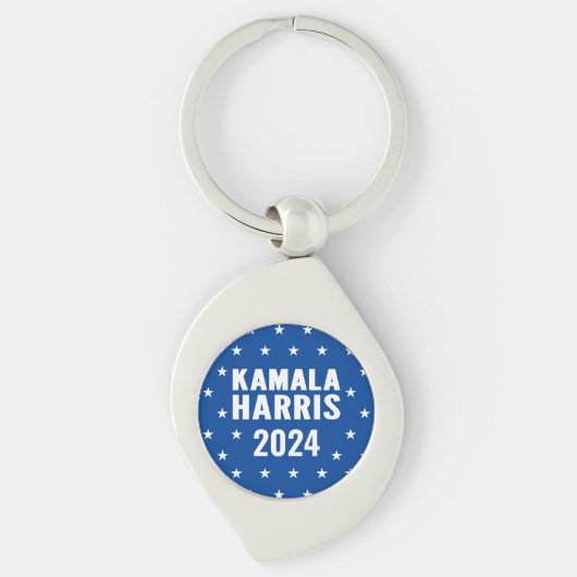 Porte-clés Kamala Harris 2024 pour le Président Button (Devant)