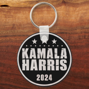 Porte-clés Kamala Harris 2024 Pour Président Élection Rétro