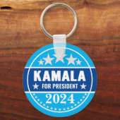 Porte-clés Kamala Harris 2024 Présidente (Recto)