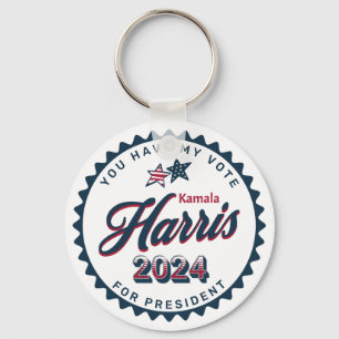Porte-clés Kamala Harris 2024   Vous avez mon vote
