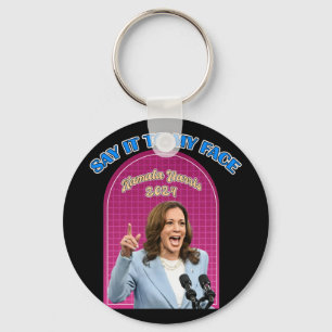 Porte-clés Kamala Harris pour la présidence -élection 2025 Ap