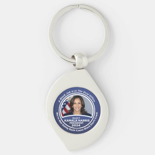 Porte-clés Kamala Harris pour le président 2024 (Devant)