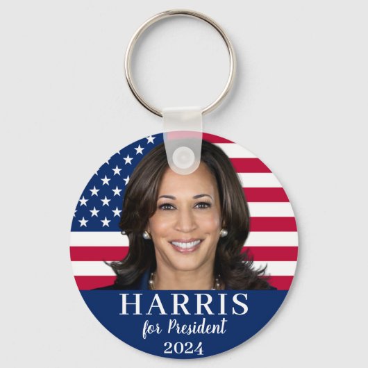 Porte-clés Kamala Harris Pour Président 2024 (Recto)