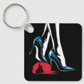 Porte-clés Kamala Harris Tête Sur Maga Casquette (Recto)