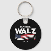 Porte-clés Kamala Harris Tim Walz Valse 2024 Election (Recto)