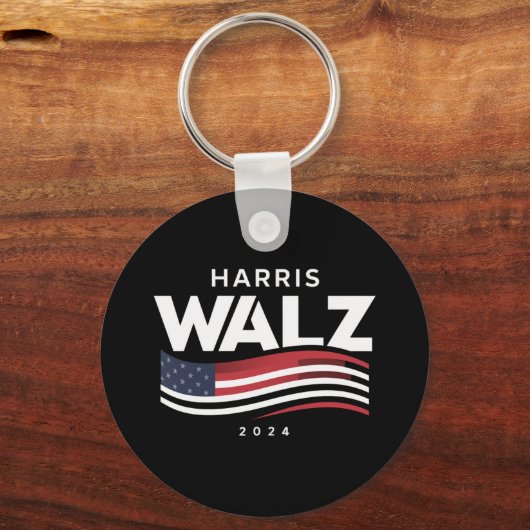 Porte-clés Kamala Harris Tim Walz Valse 2024 Election (Recto)