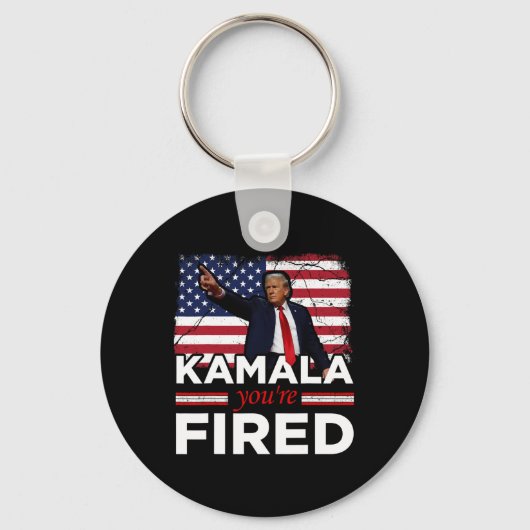 Porte-clés Kamala Vous êtes fired drôle (Recto)