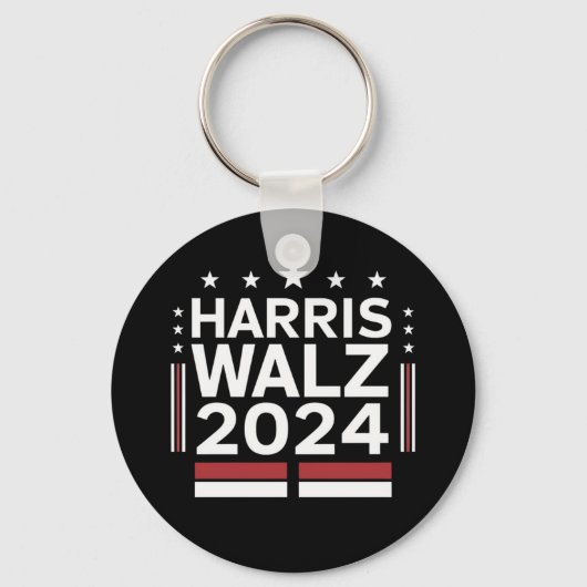 Porte-clés KamalaHarris TimWaltz 2024 (Recto)