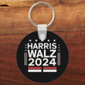Porte-clés KamalaHarris TimWaltz 2024 (Recto)