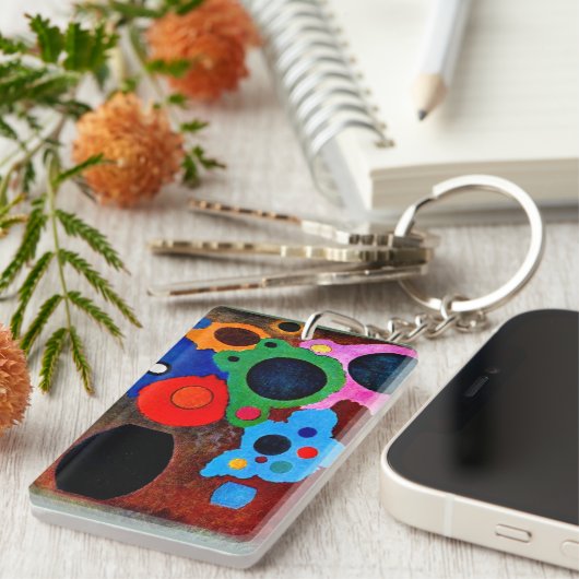 Porte-clés Kandinsky - Black Increment, (Devant droit)