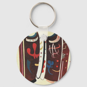 Porte-clés Kandinsky Brown avec Supplément Abstrait