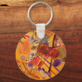 Porte-clés Kandinsky Brown jaune bleu rouge (Recto)