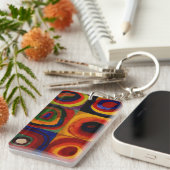 Porte-clés Kandinsky - Cercles concentrés (Devant droit)
