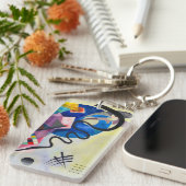 Porte-clés Kandinsky jaune-rouge-bleu (Devant droit)