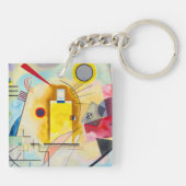Porte-clés Kandinsky jaune-rouge-bleu (Dos)