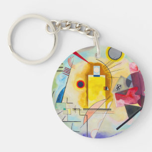 Porte-clés Kandinsky jaune-rouge-bleu