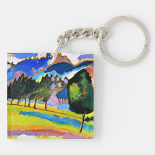 Porte-clés Kandinsky - Paysage avec collines ondulantes
