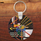 Porte-clés Kandinsky peinture Abstraite oeuvre classique (Recto)
