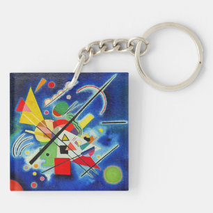 Porte-clés Kandinsky - Peinture Bleue,