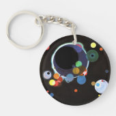 Porte-clés Kandinsky - Plusieurs Cercles (Devant)