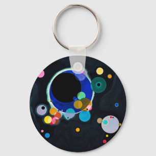Porte-clés Kandinsky Plusieurs cercles Abstraits