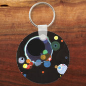Porte-clés Kandinsky - Plusieurs cercles, célèbre peinture, (Recto)
