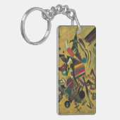 Porte-clés Kandinsky Points Abstract Geometric Art Print (Devant gauche)