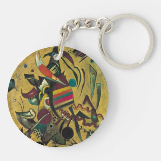 Porte-clés Kandinsky Points Abstract Geometric Art Print (Dos)