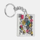 Porte-clés Kandinsky Small Worlds V Classic Abstrait (Devant gauche)