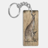 Porte-clés Kangaroo avec Joey bébé à Pouch (Devant gauche)