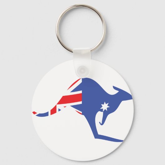 Porte-clés kangourou australien (Recto)