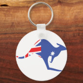 Porte-clés kangourou australien (Recto)