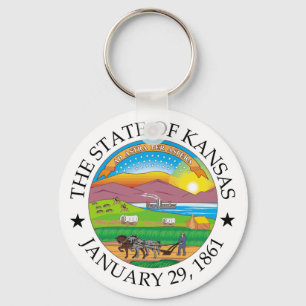Porte-clés Kansas sign