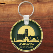 PORTE-CLÉS KARACHI VILLE DES LUMIÈRES (Recto)
