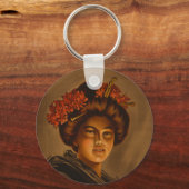 Porte-clés Karama : Actrice japonaise Romance Geisha (Recto)
