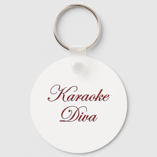 Porte-clés Karaoke Diva (Recto)