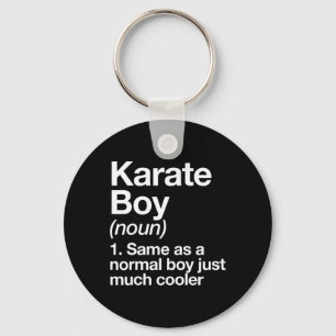 Porte-clés Karate Boy Définition Funny Arts Martiaux Sports