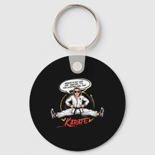 Porte-clés Karate Cool Drôle Dessin Animé d'Arts Martiaux Art