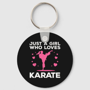 Porte-clés Karate Drôle Pour Femmes Filles Karate Ceinture No