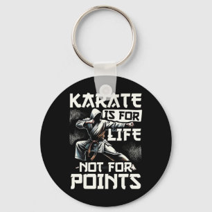 Porte-clés Karaté Drôle Pour Hommes Judo - Karate Est La Vie