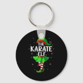 Porte-clés Karate Elf Christmas Girls Women Elf Squad Xmas Fa (Recto)