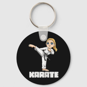 Porte-clés Karate Girl - Enfant des arts martiaux japonais