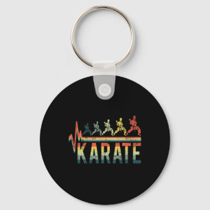 Porte-clés Karate Kickboxing Coupe de Mot de Battement de Coe