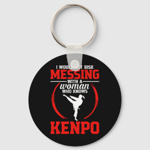 Porte-clés Karate Martial Arts Pas Risque Kenpo School Fighte