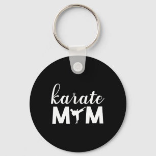 Porte-clés Karate Mom Son Graphic mignon