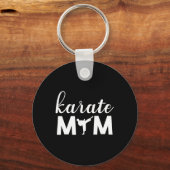 Porte-clés Karate Mom Son Graphic mignon (Recto)