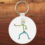 Porte-clés Karate Stickman (Verso)