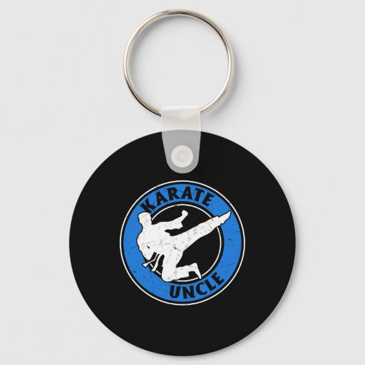 Porte-clés Karate Uncle Karate Combattez Oncle Karate Fighter (Recto)