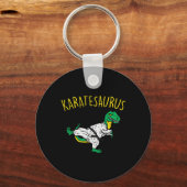 Porte-clés Karatesaurus Trex Karate Funny Dinosaur Martial Ar (Recto)